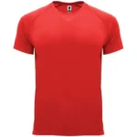 camiseta técnica personalizada rojo
