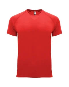 camiseta técnica personalizada rojo
