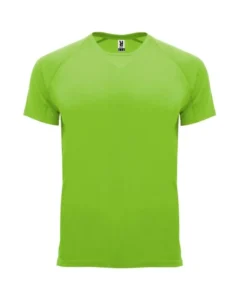 camiseta técnica personalizada verde oasis