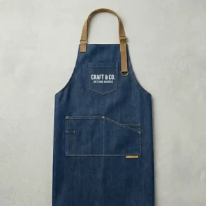 Delantal denim personalizado