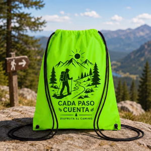 Mochila cuerdas personalizada