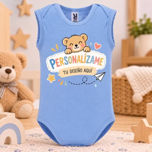 body bebé tirantes personalizado
