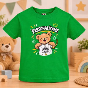 camiseta bebé algodón personalizada