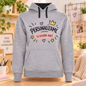 Sudadera Combinada Mujer Personalizada